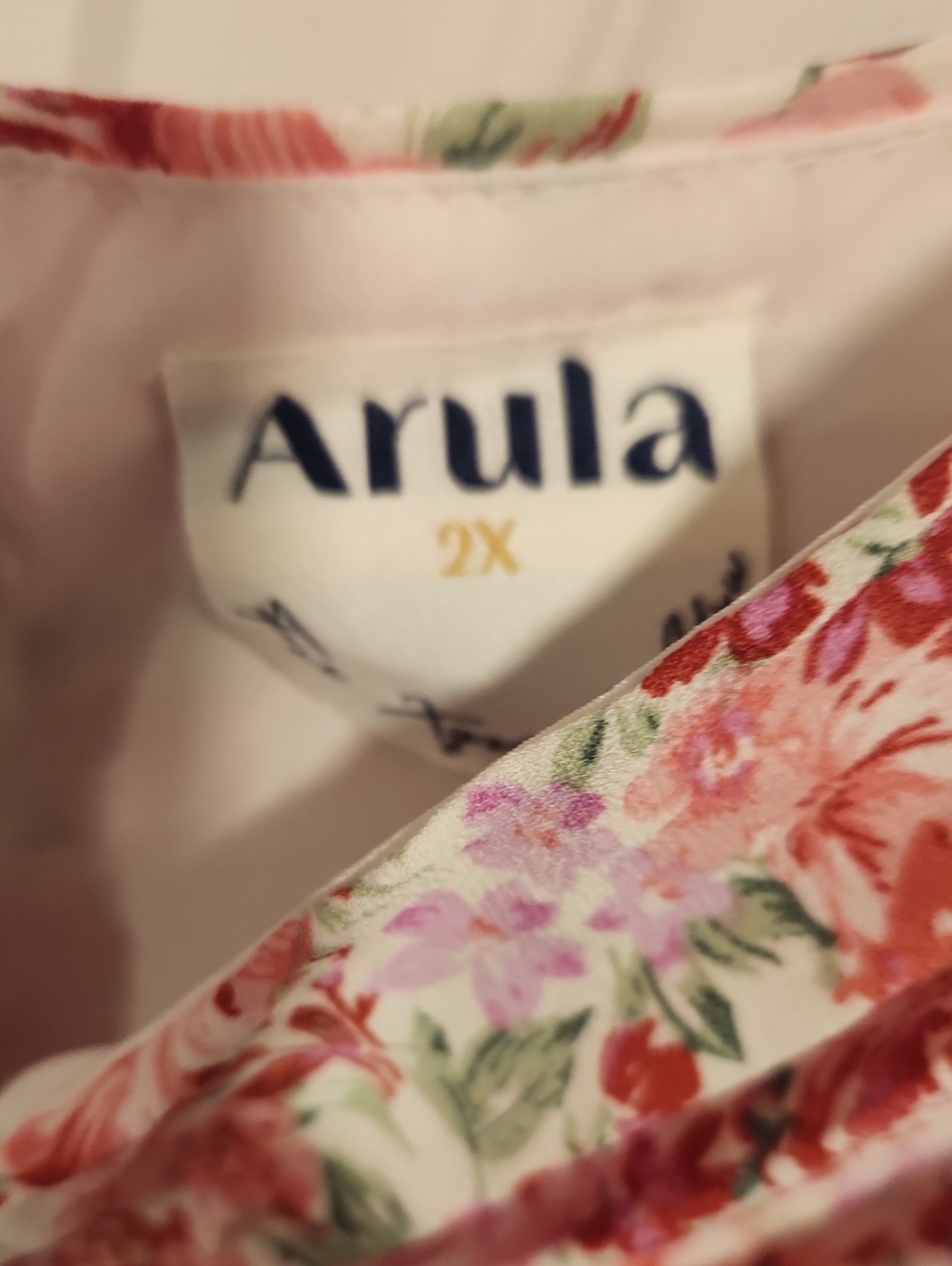 Arula/Altar'd State Aderny Patchwork Floral Mini Dress with Lace Trim - Picture 6 of 7